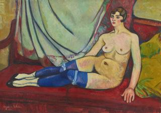 Suzanne Valadon - Nu aux bas bleus
