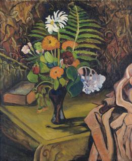 Suzanne Valadon - Vase de fleurs sur une table