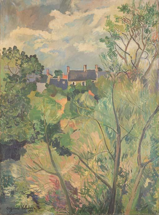 Suzanne Valadon - Vue de ma fenêtre à Genets (Bretagne)