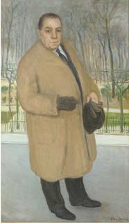 Suzanne van Damme - A portrait of a man in a park