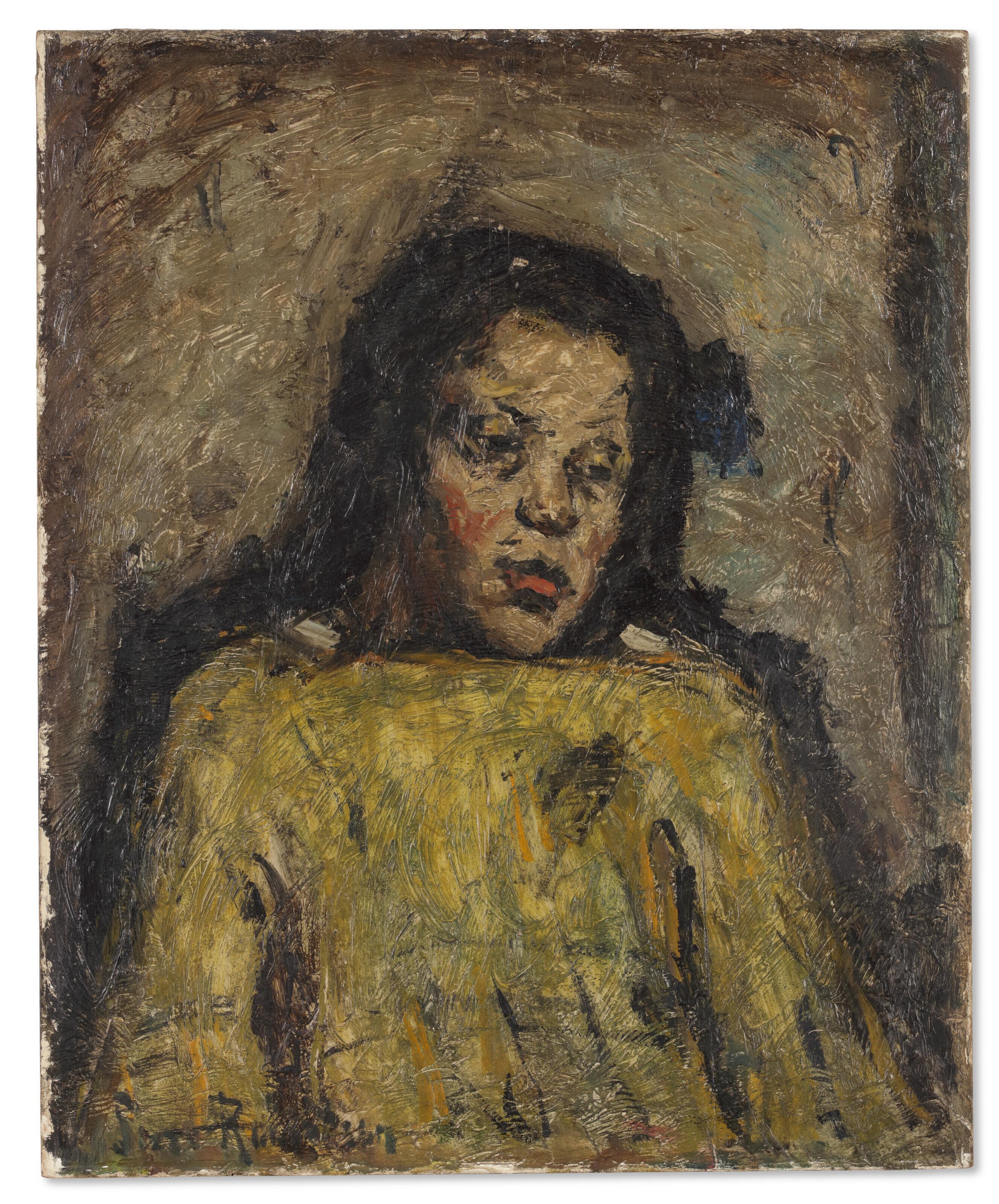 Suze Robertson - Girl in a yellow dress