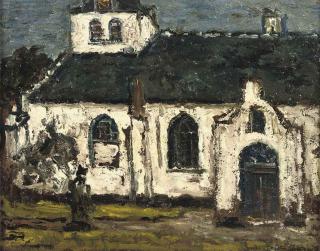 Suze Robertson - White church, Batenburg