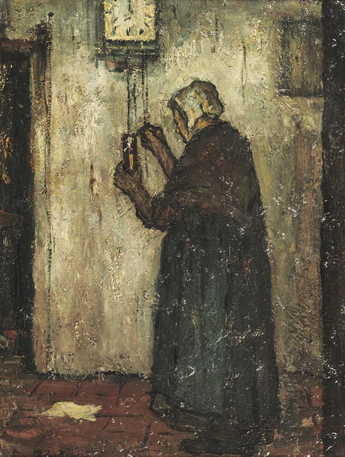 Suze Robertson - Winding the clock