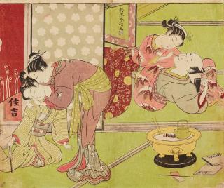 Suzuki Harunobu - Chûban, yoko-e