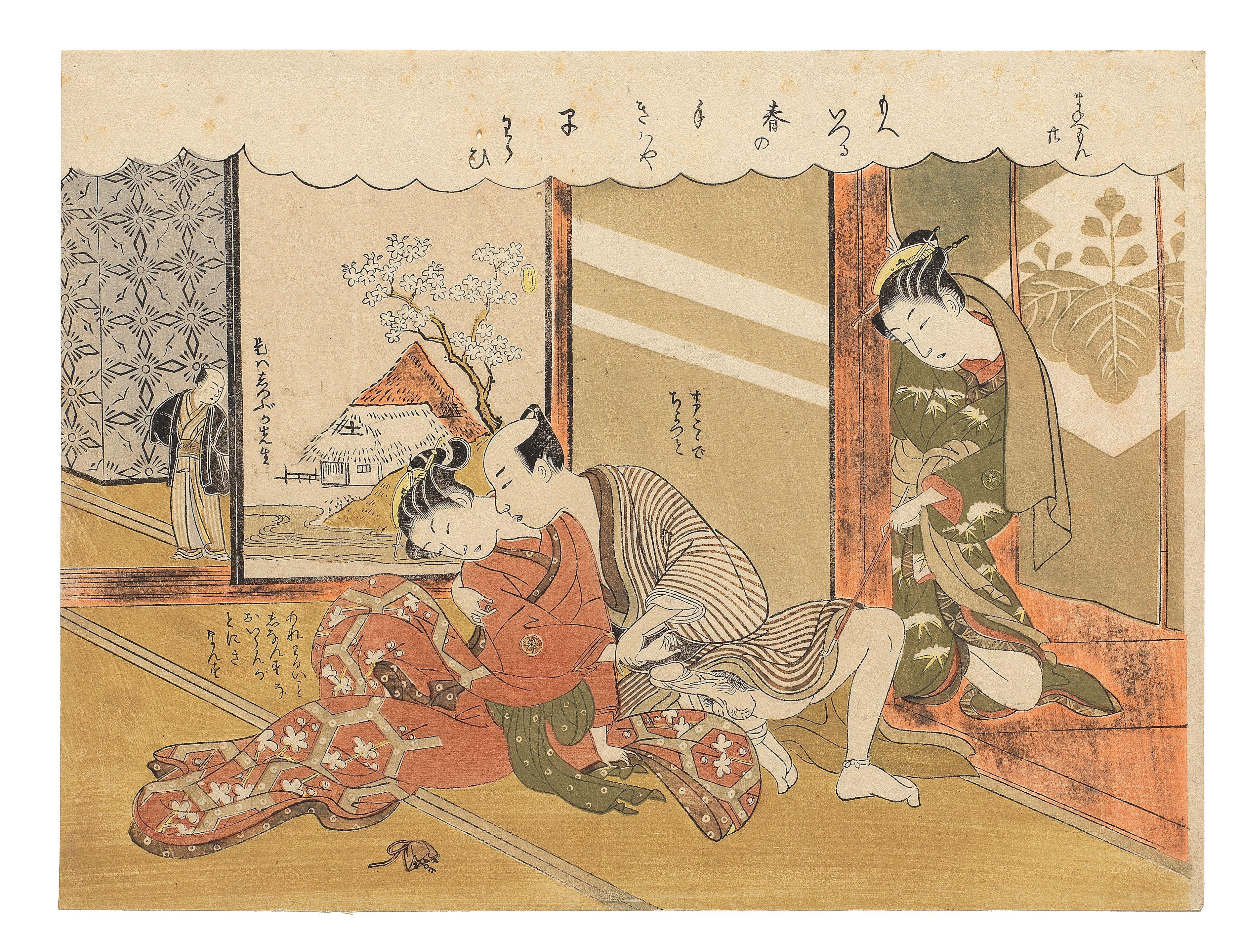 Suzuki Harunobu - Furyu Enshoku Mane\'emon (Elegant Erotic Mane\'emon)