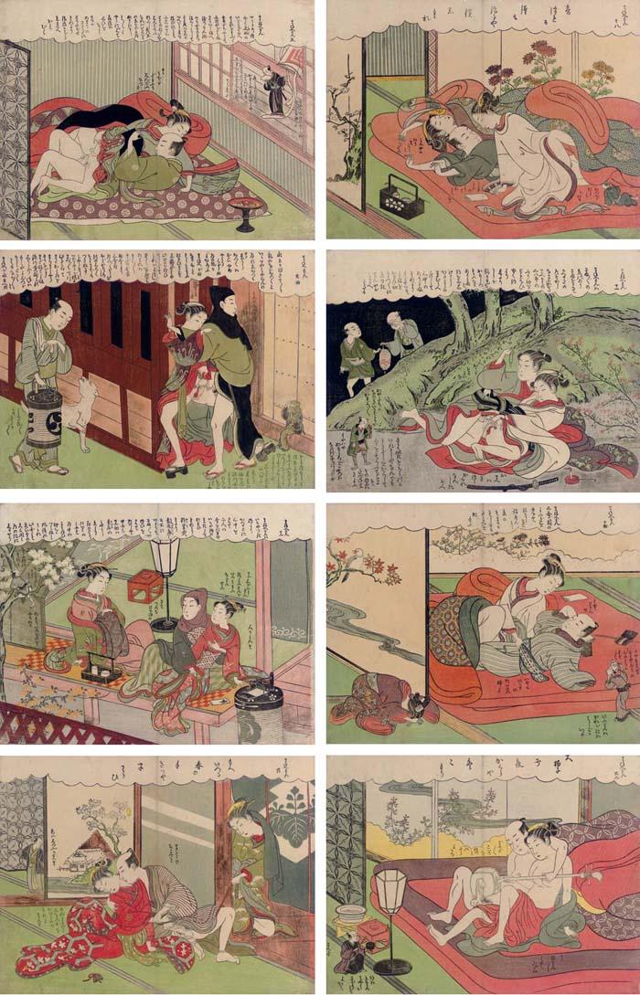 Suzuki Harunobu - Furyu enshoku Maneemon (Fashionable lusty Maneemon)