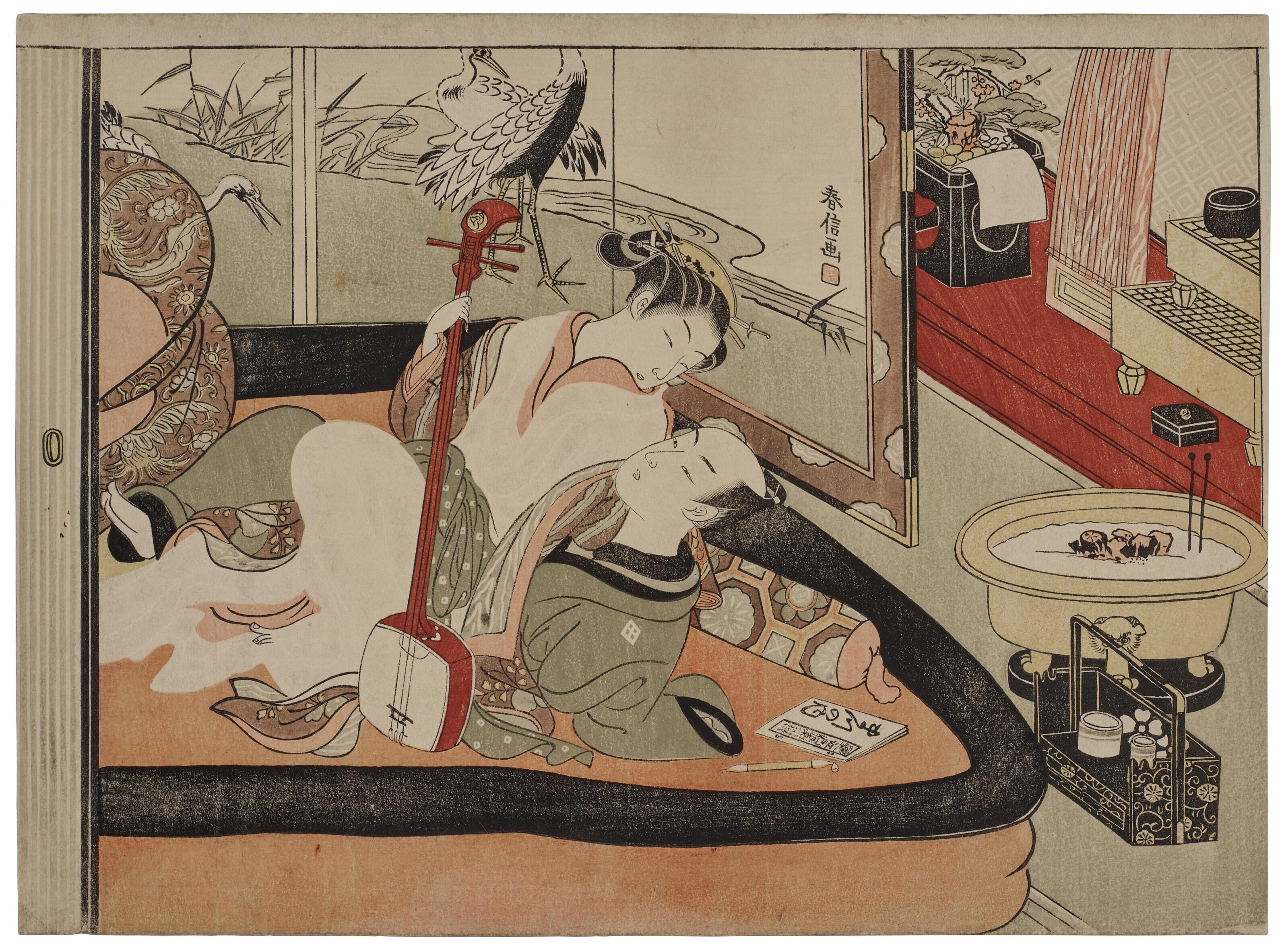 Suzuki Harunobu - Performance intermission