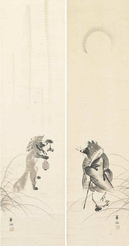 Suzuki Kason - Fox and badger