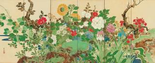 Suzuki Kiitsu - Flowers of the Four Seasons