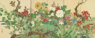 Suzuki Kiitsu - Flowers of The Four Seasons