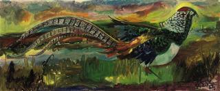 Sven Berlin - Painting of an Amhurst Pheasant