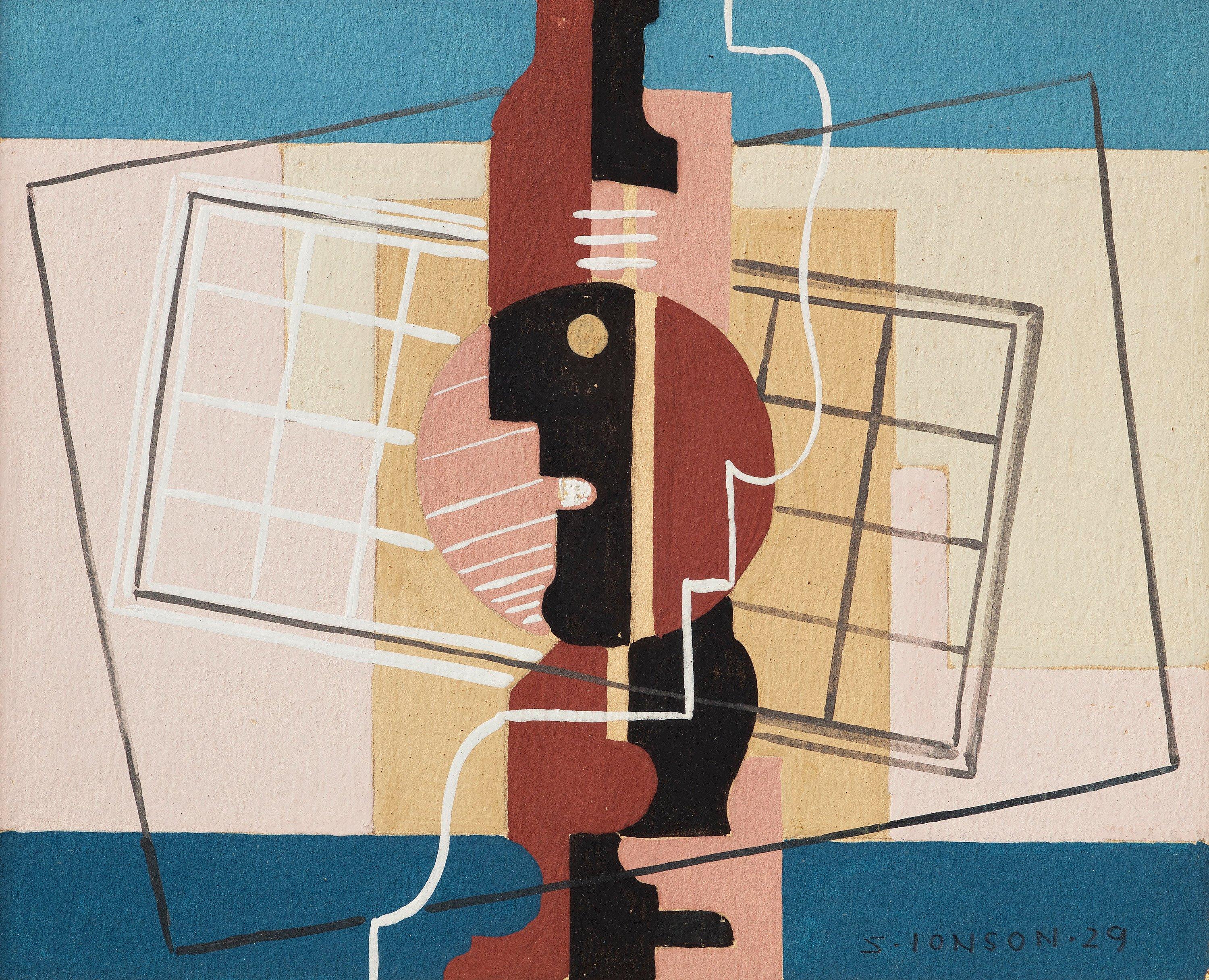 Sven Jonson - Composition with window