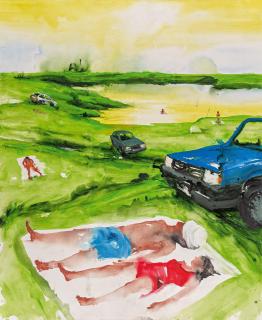 Sven Kroner - Ohne Titel (Baggersee).