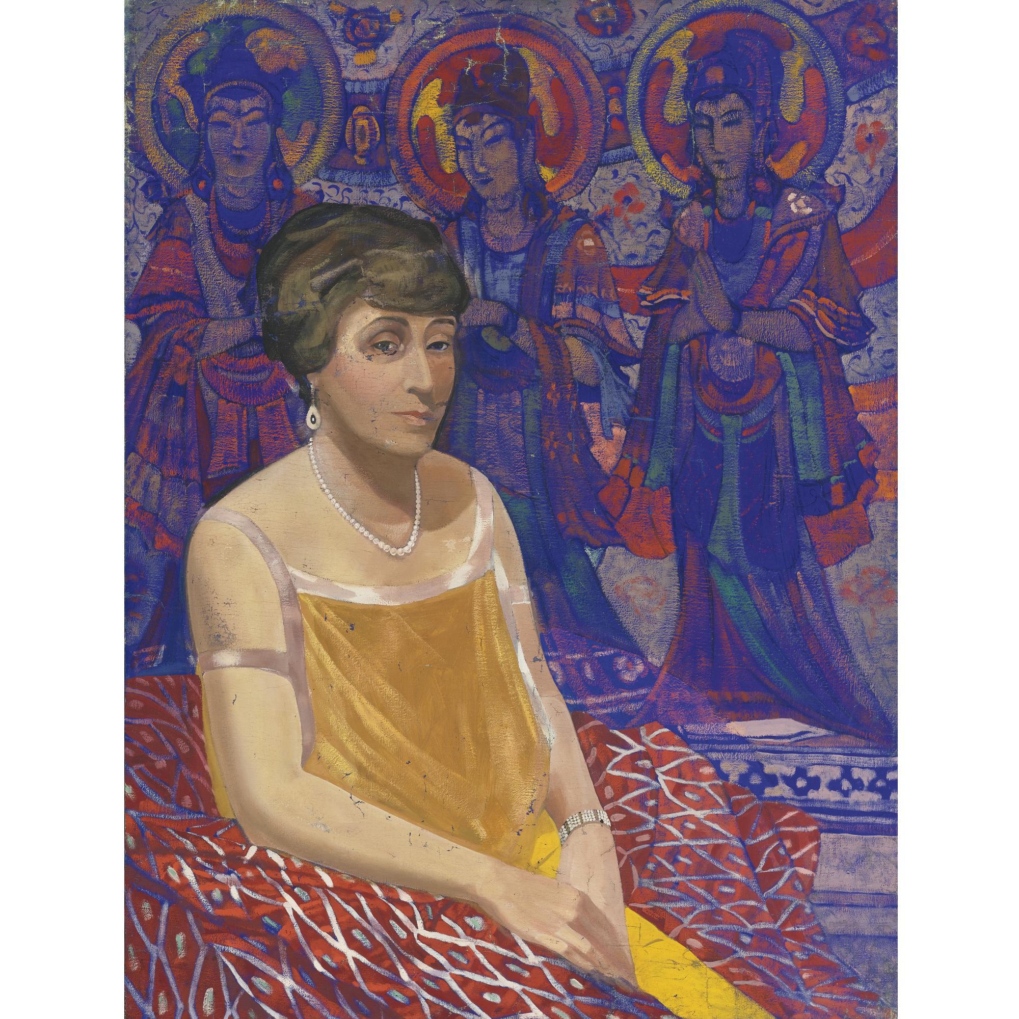 Svetoslav Roerich - Russian Portrait Of A Woman, Late 1920S
