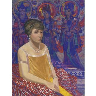 Svetoslav Roerich - Russian Portrait Of A Woman, Late 1920S