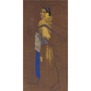 Sviatoslav Roerich - Russian Portrait Of A Woman, Circa 1920S