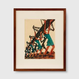 Sybil Andrews CPE - Bringing in the Boat, 1933