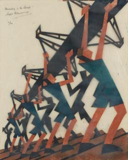 Sybil Andrews Cpe - Bringing in the Boat