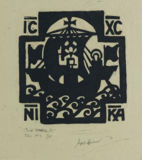 Sybil Andrews CPE - Christ preaching from Peter\'s Ship