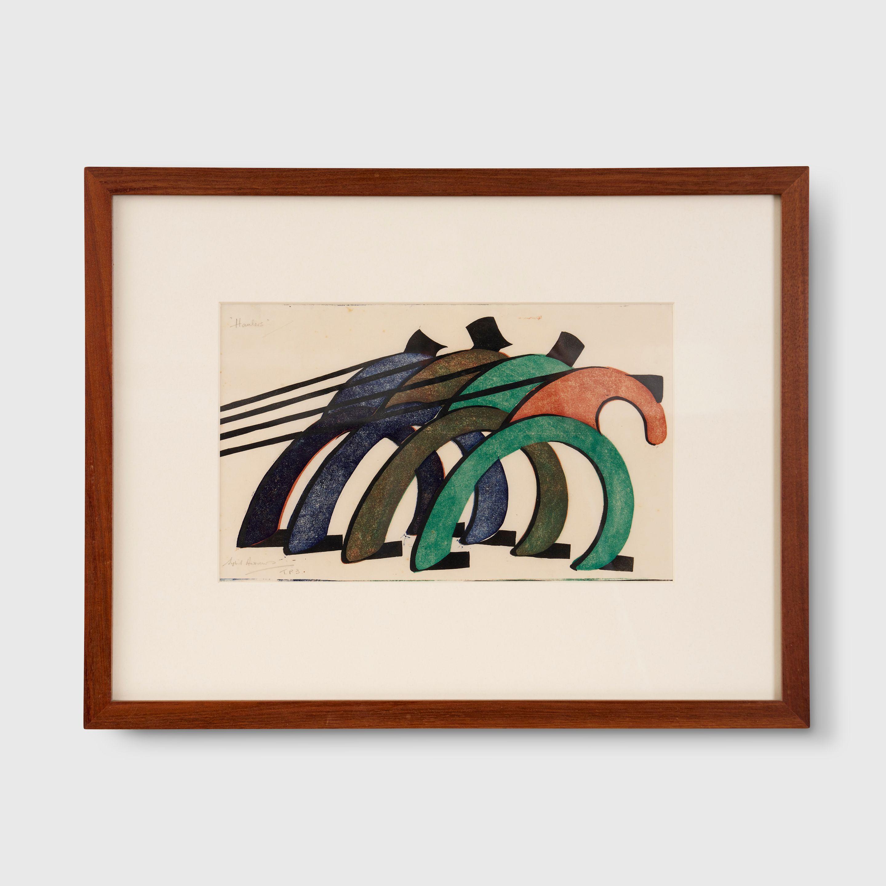 Sybil Andrews CPE - Haulers, 1929