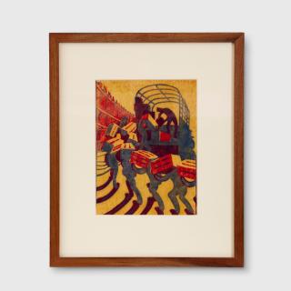 Sybil Andrews CPE - Oranges, 1929