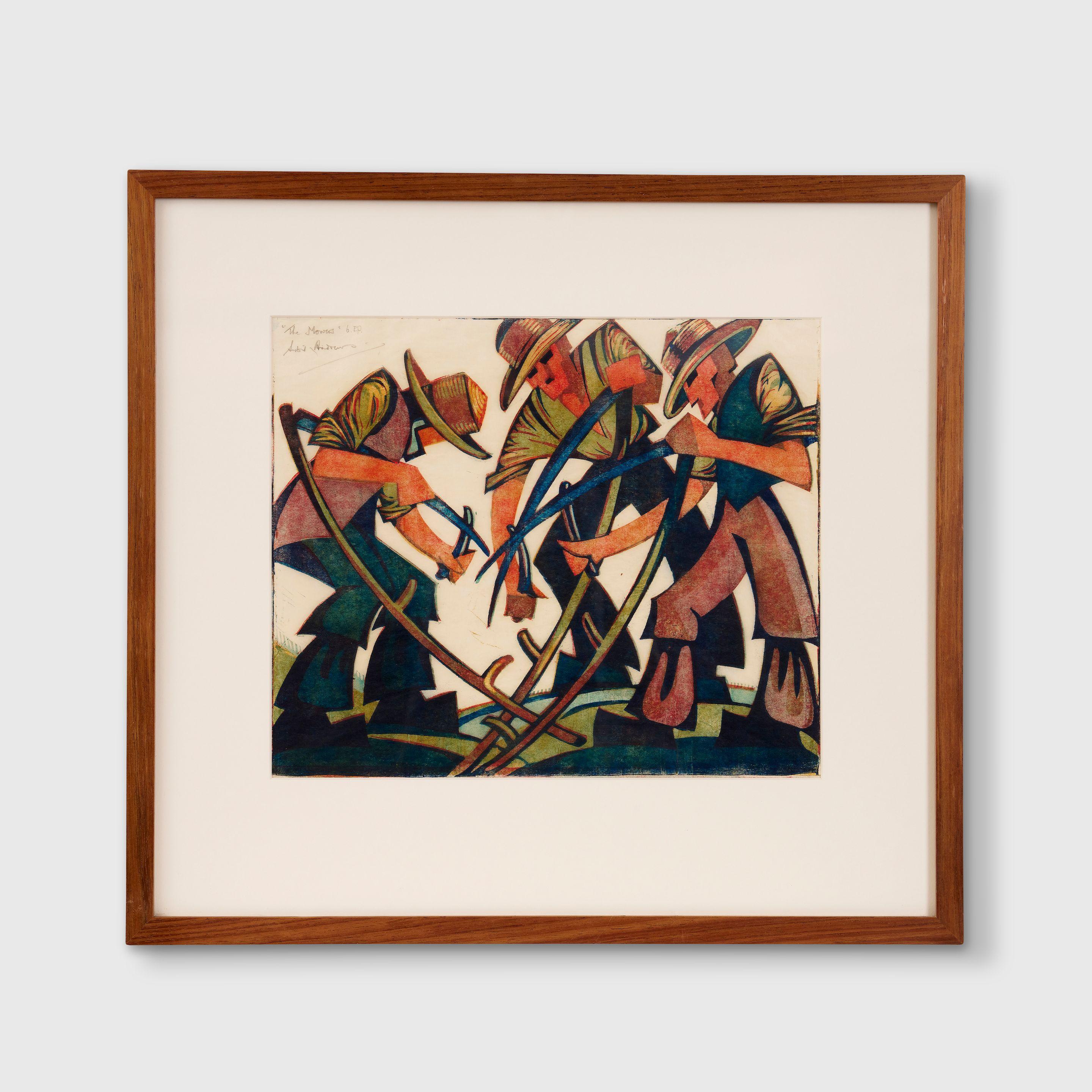 Sybil Andrews CPE - The Mowers, 1937