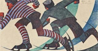 Sybil Andrews - Skaters