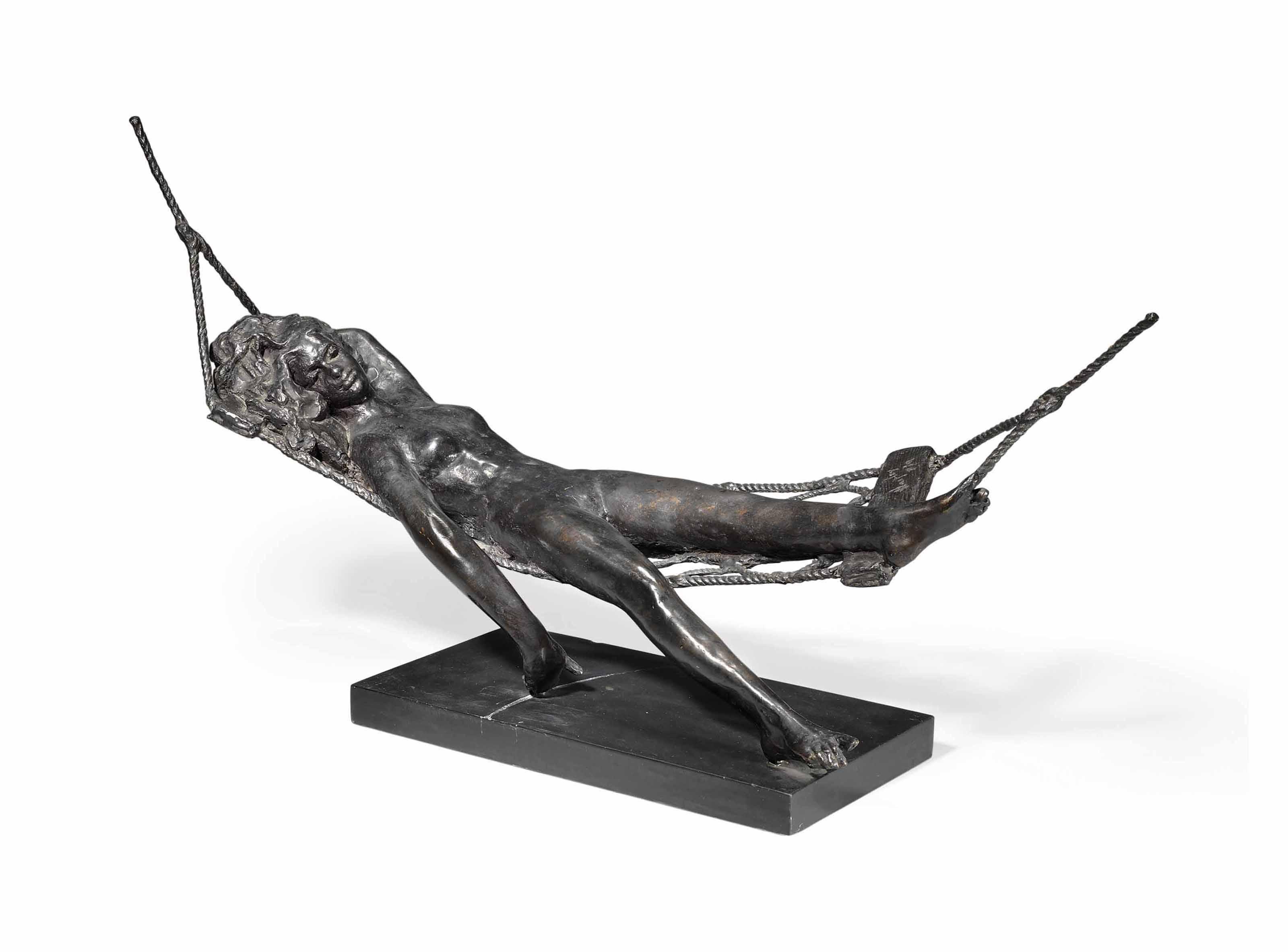 Sydney Harpley, R.A. - Girl in a Hammock