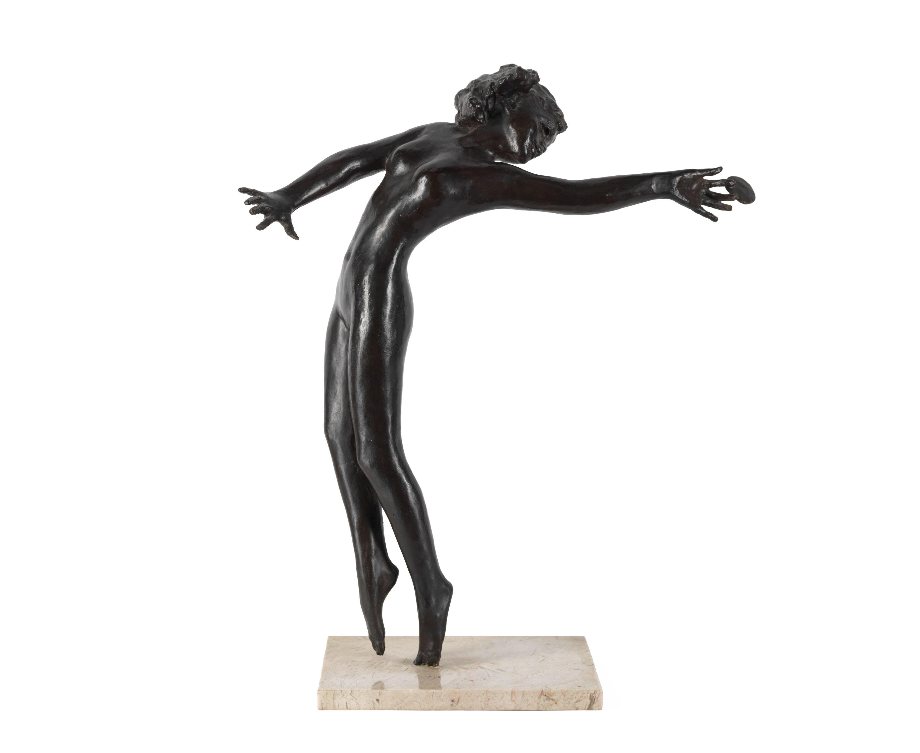 Sydney Harpley R.A. - On The Beach 57.5Cm (22 5/8In) High Excluding Base; 62Cm (24 7/16In) High Including Base