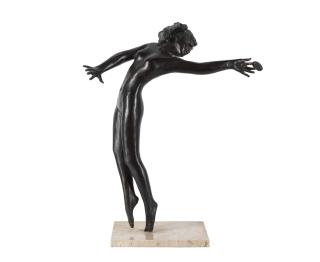 Sydney Harpley R.A. - On The Beach 57.5Cm (22 5/8In) High Excluding Base; 62Cm (24 7/16In) High Including Base