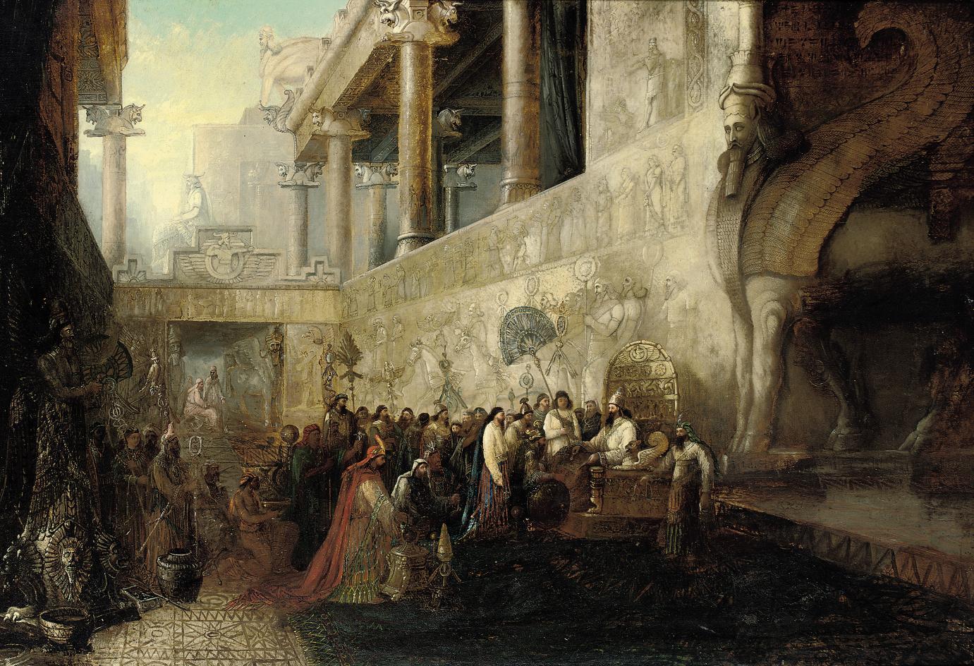 Sydney Herbert - Xerxes appointing his generals for the Grecian Expedition