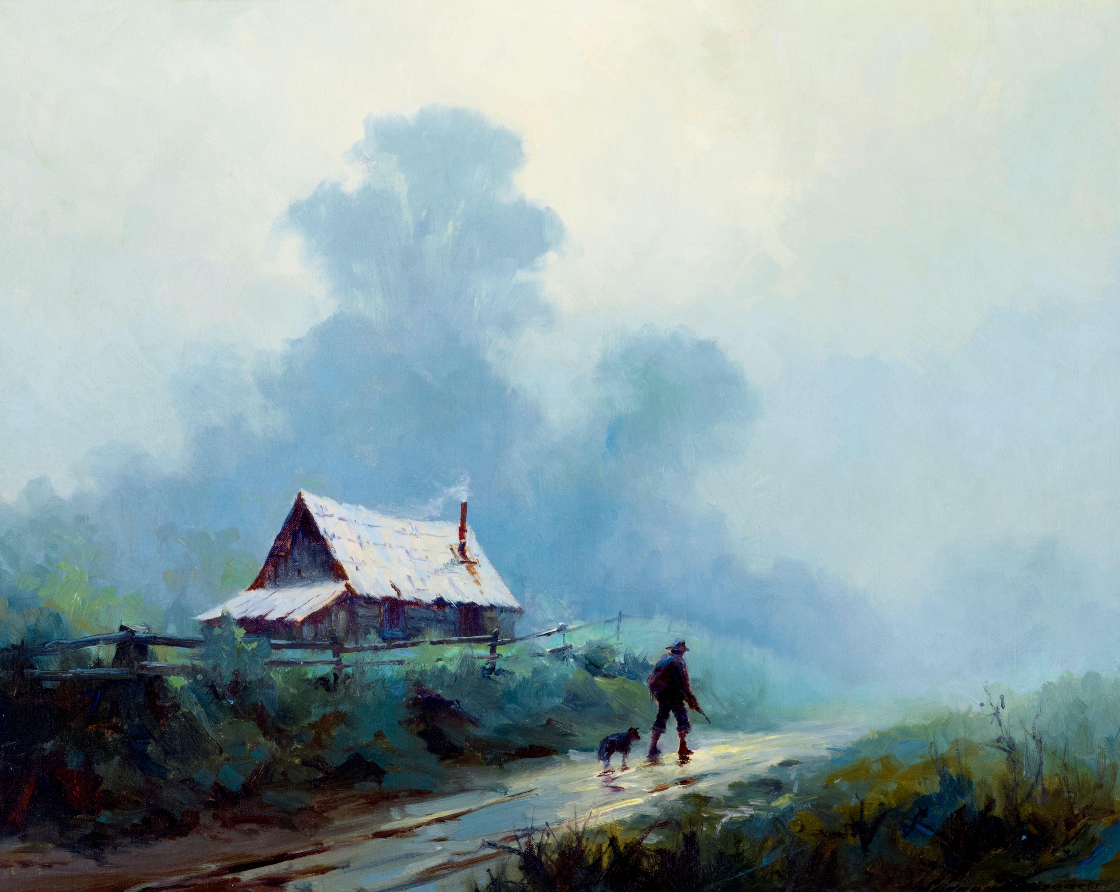 Sydney Laurence - Rainy Day 24 x 30 in. framed 29 x 34 1/2 in.