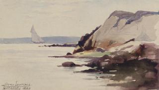 Sydney Laurence - Sailing Off Gloucester Coast