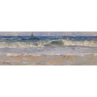 Sydney Long - Australian when Old Seas Roar