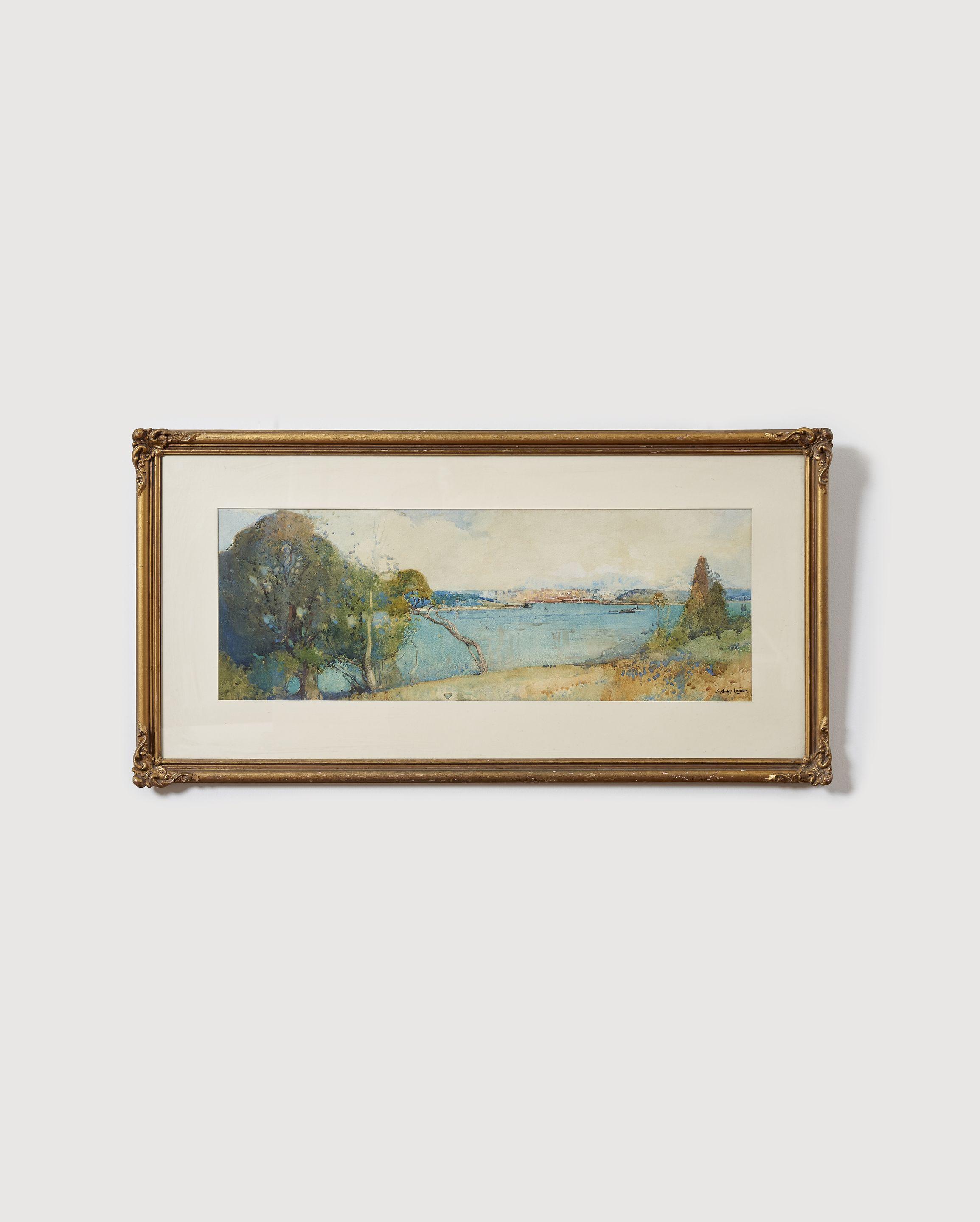 Sydney Long - Panorama of Sydney Harbour Looking Towards Balmain from the North Shore