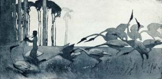 Sydney Long - Spirit of The Plains