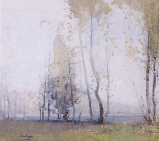 Sydney Long - The Lake\'s Edge