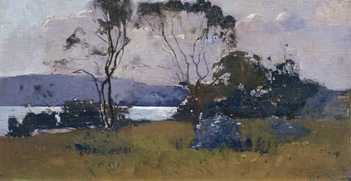 Sydney Long - Twilight, Hawkesbury Landscape