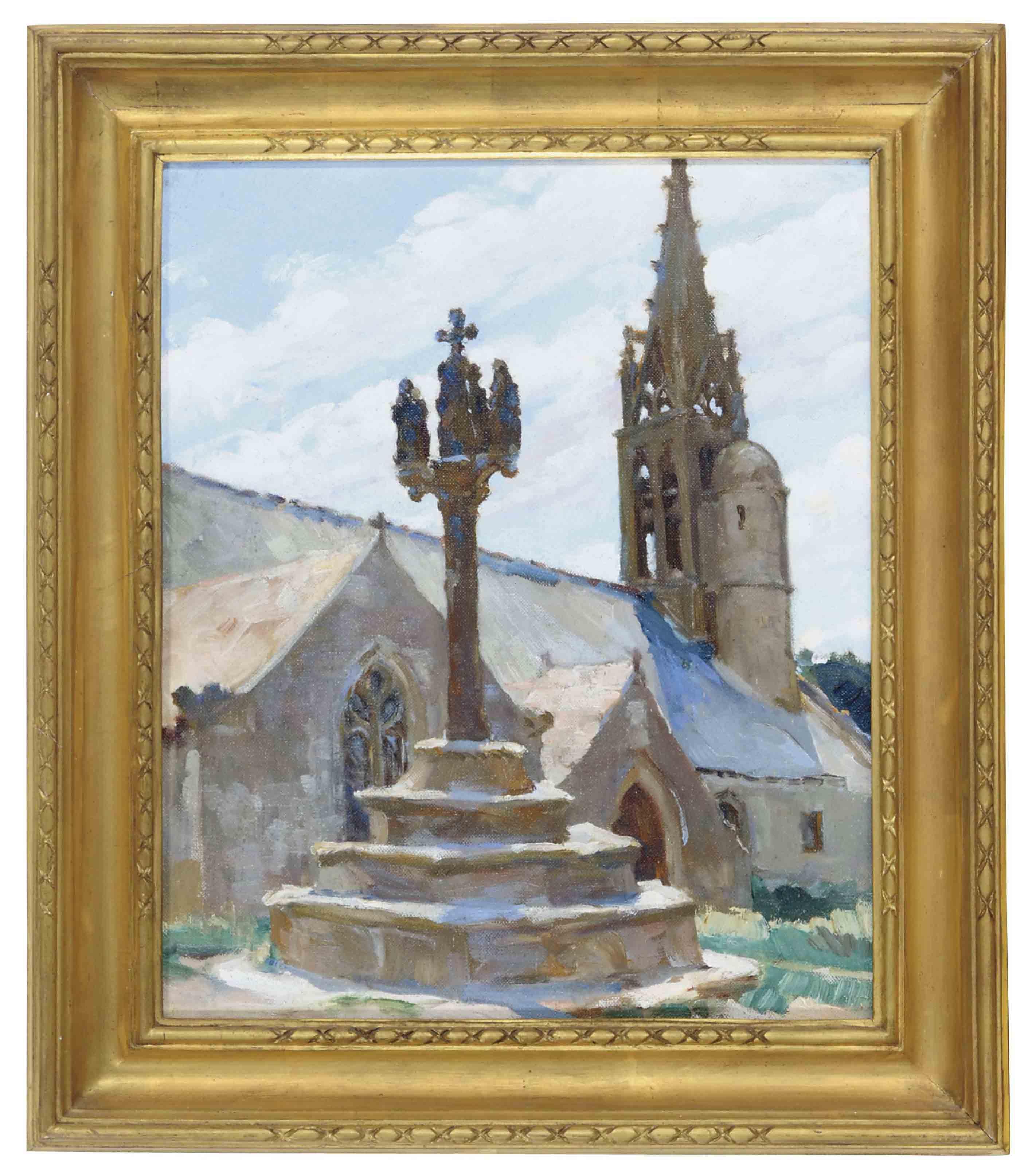 Sydney Lough Thompson - Church In Brittany