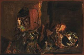 Syed Haider Raza - Untitled (La Terre)