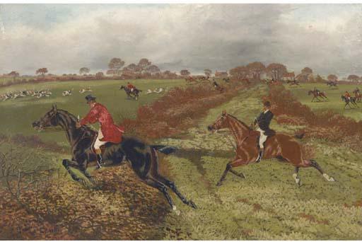 Sylvester Martin - In full cry, Gilberts Green, Tamworth; Gone away, Spring Coppice; and The kill, after a fast 4d. minute