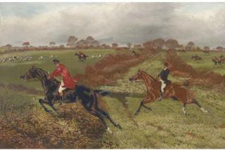 Sylvester Martin - In full cry, Gilberts Green, Tamworth; Gone away, Spring Coppice; and The kill, after a fast 4d. minute