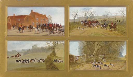 Sylvester Martin - The meet; Setting off; On the scent; and Drawing cover