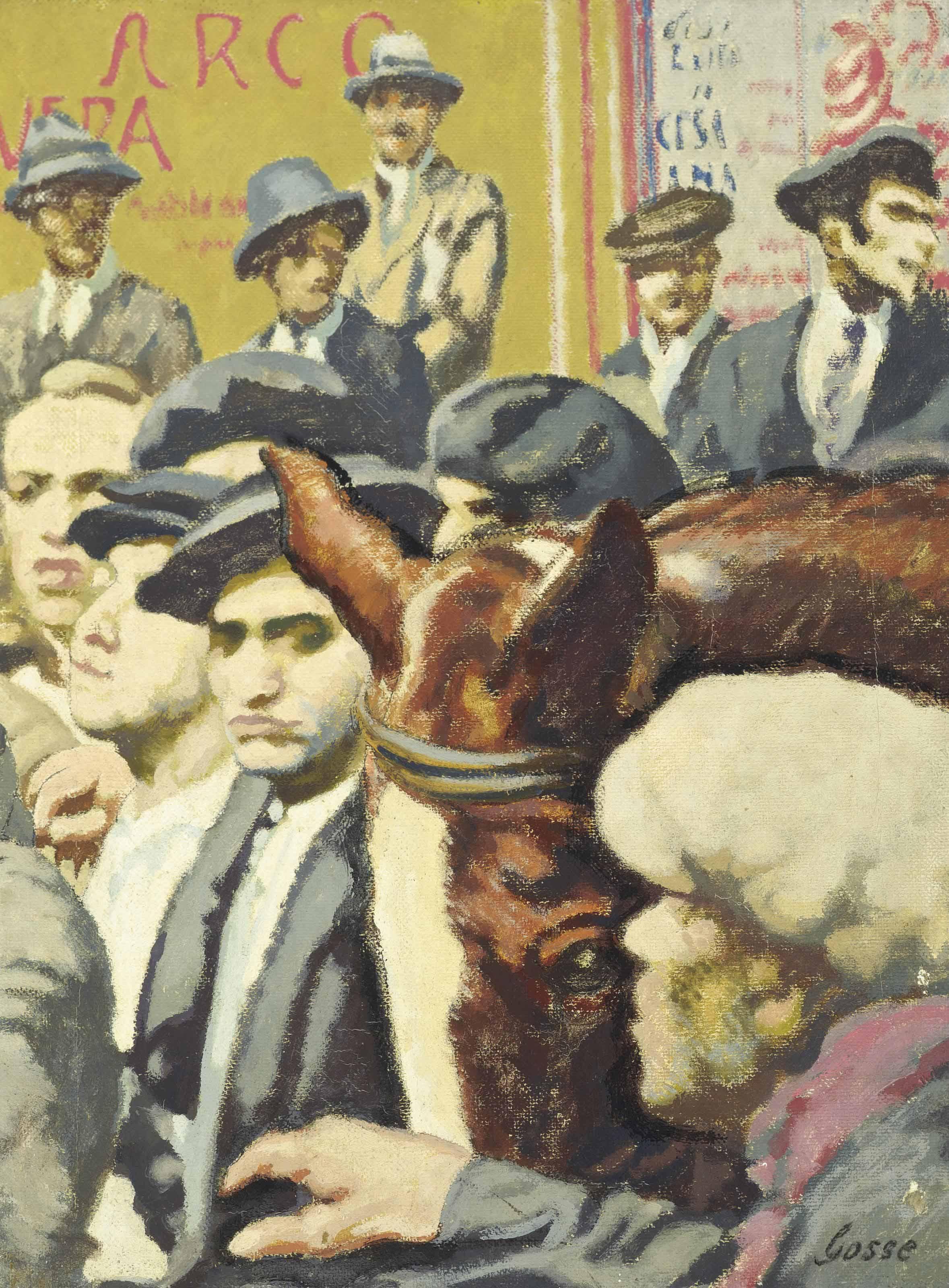 Sylvia Gosse, R.B.A. - Outside The Bullring, Madrid