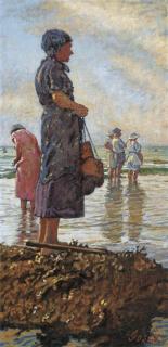 Sylvia Gosse - Paddlers on the Seashore