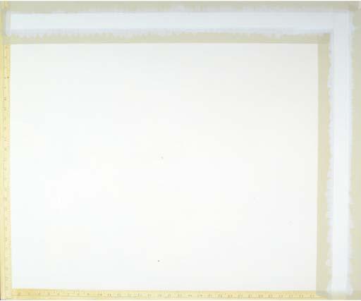 Sylvia Plimack Mangold - Before Painting On The Tape Color