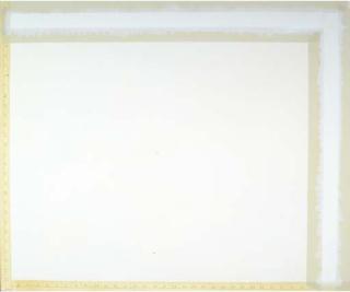 Sylvia Plimack Mangold - Before Painting On The Tape Color