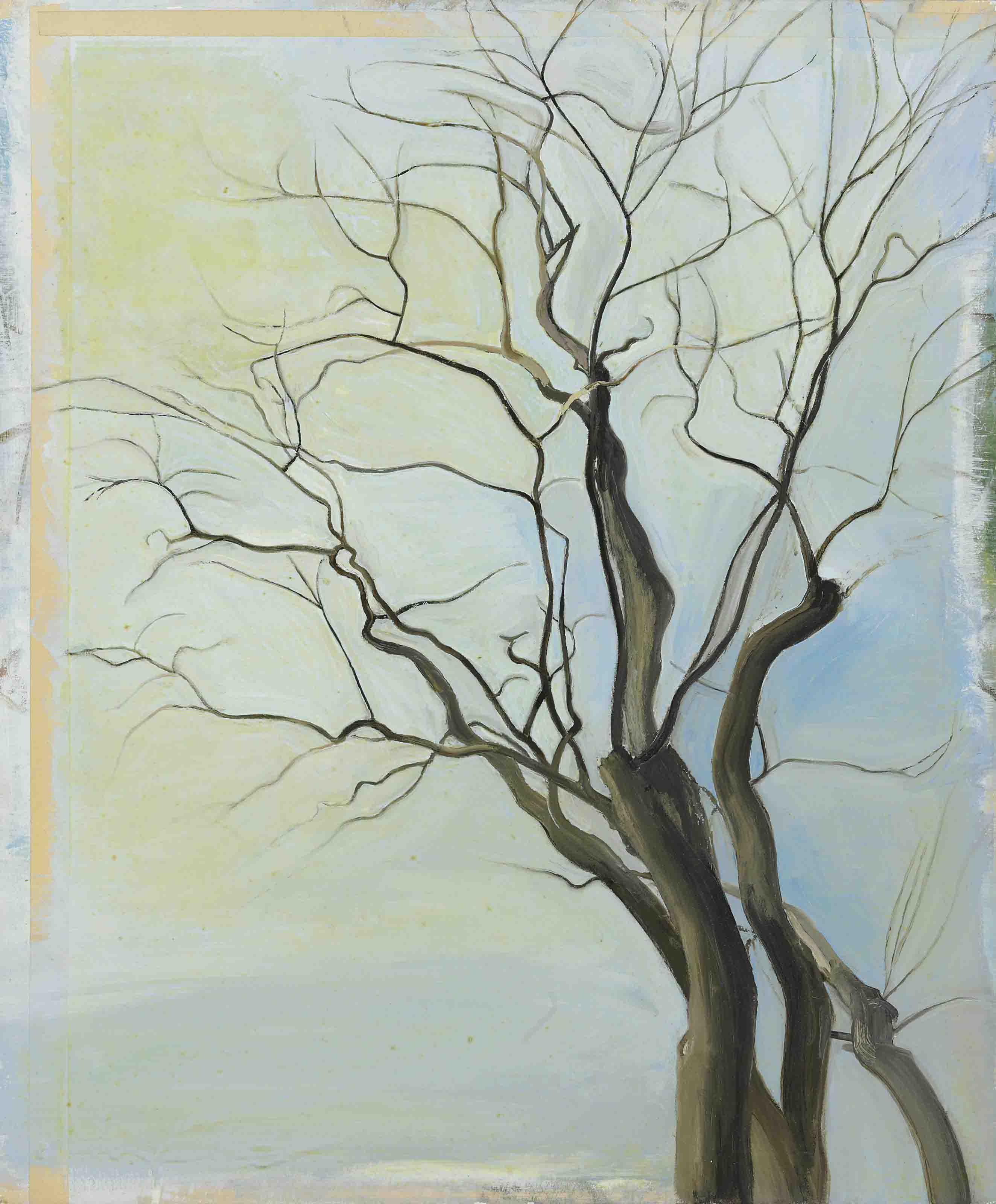 Sylvia Plimack Mangold - The Locust Trees