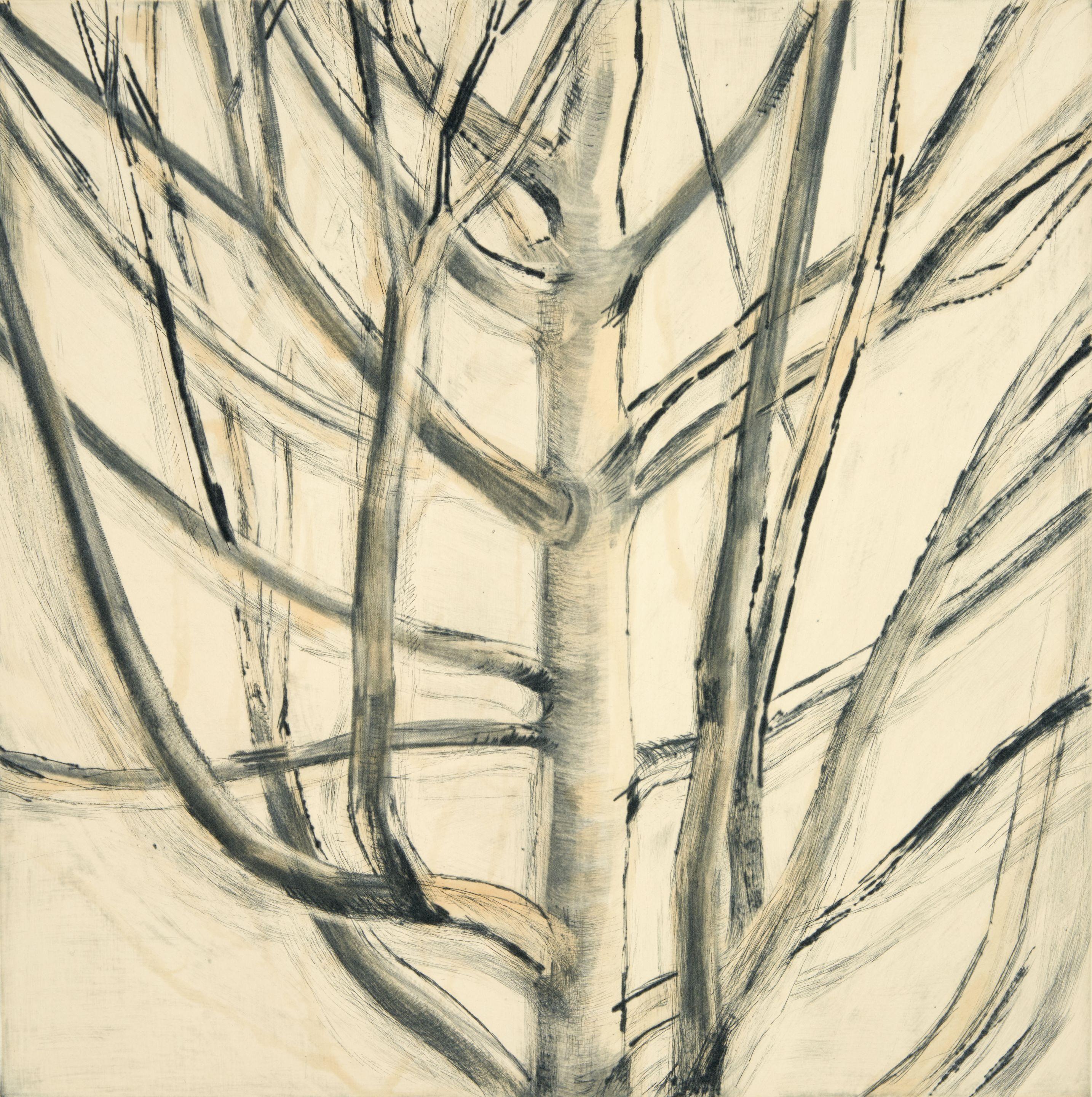 Sylvia Plimack Mangold - Untitled from the portfolio Six Couples, 12 Works