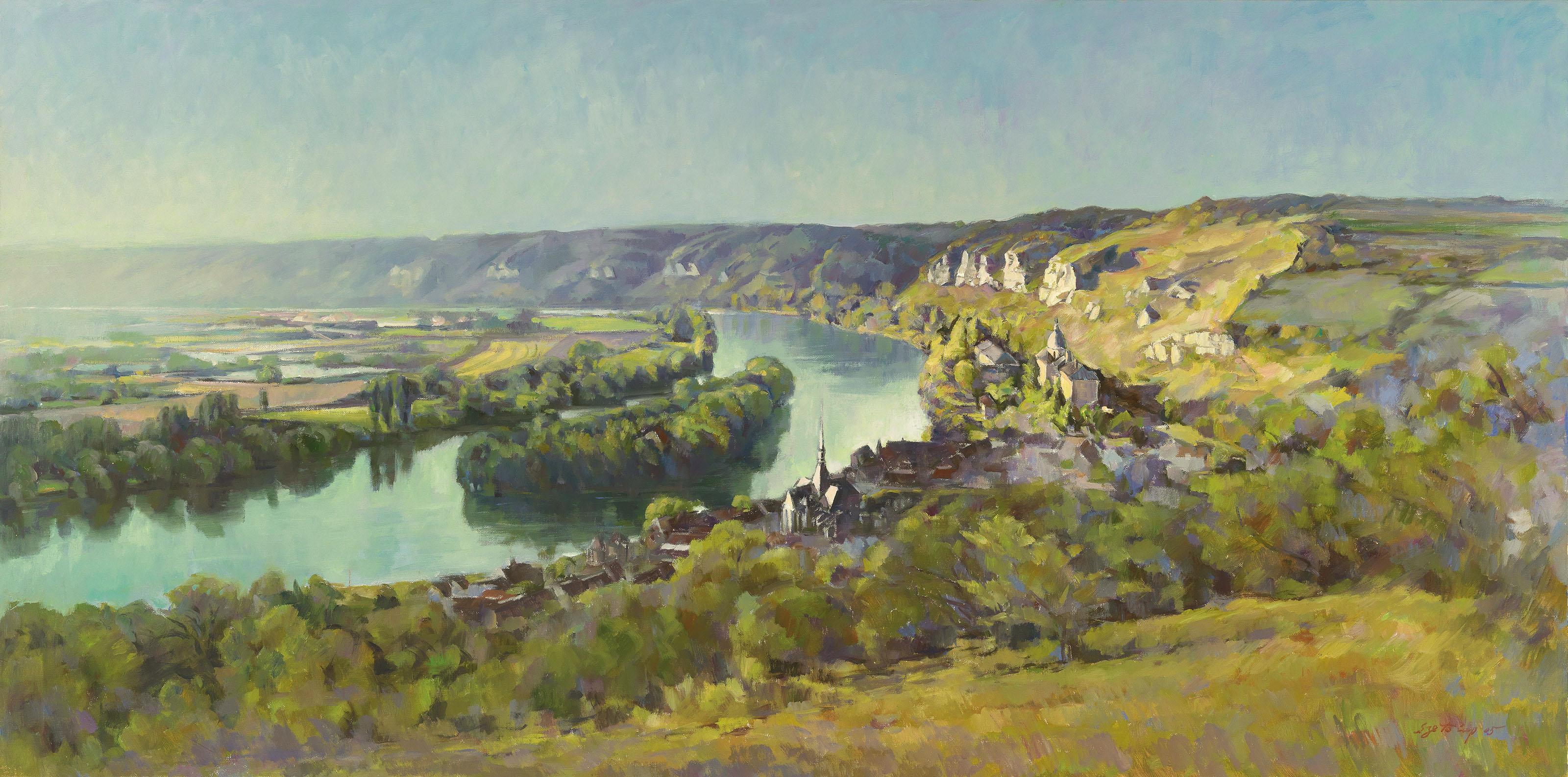 Szeto Lap - Sunny scenery of the River Seine